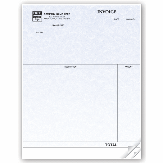 Invoices, Professional, Laser, Parchment
