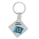 Diamond Soft Plastic Standard Key Chain 1-3/4