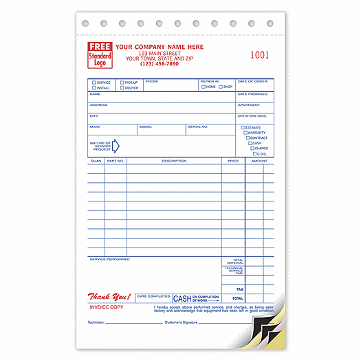 Service Orders, Carbon, Small Format