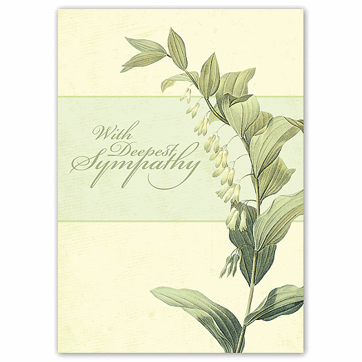 Spring Bells Sympathy Cards