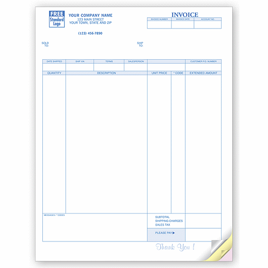 Invoices, Laser, Classic