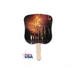 Fireworks Stock Design Hand Fan