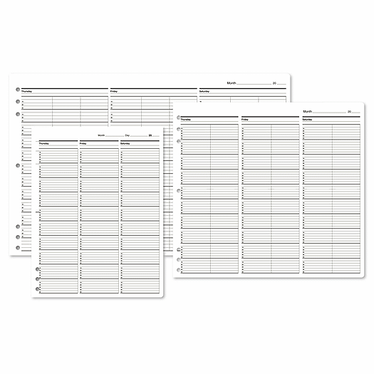 Timescan Undated Appointment Sheets 1 Col 15 Min