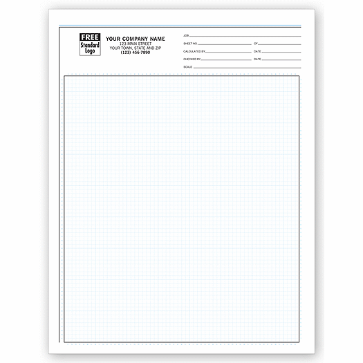 Graph Papers, Pro-Sketch, 1/8 , Padded