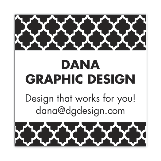 Bold Quatrefoil Design Insert