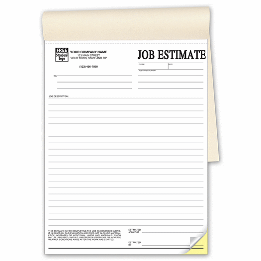 Job Estimates - Booked