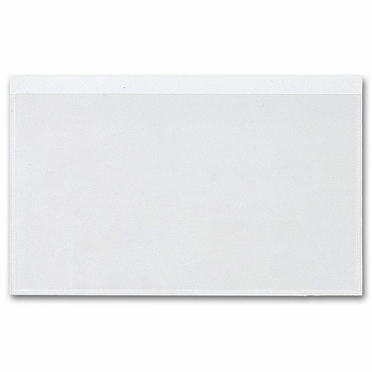 Adhesive Transparent File Pockets, 8  x 5