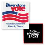 Square Button Magnet - 2