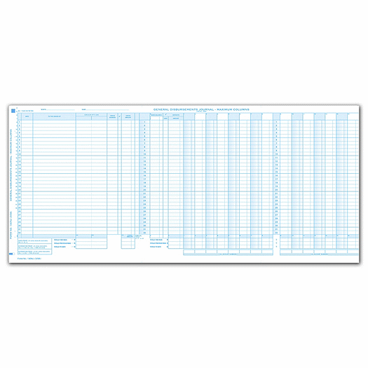 General Disbursement Journal