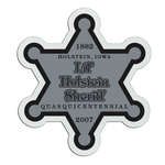 Law Star Badge 3-1/8