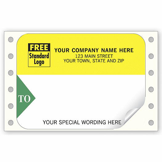 Continuous Mailing Label