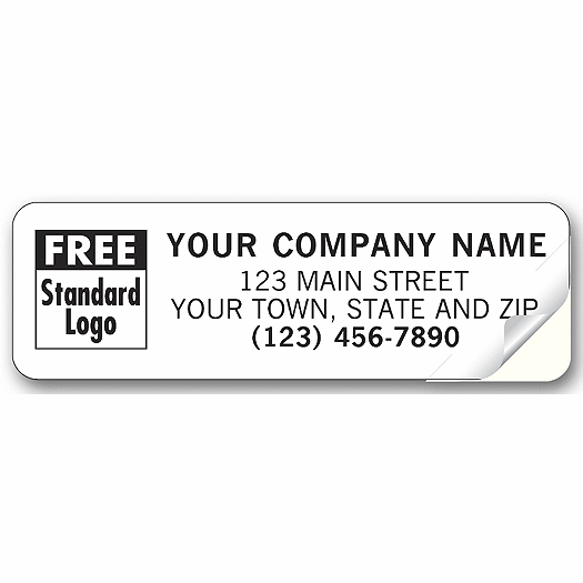 Advertising Labels, Padded, Transparent Poly