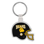Football Helmet Soft Plastic Key Chain 1-3/4