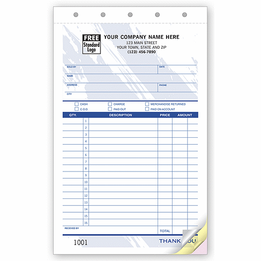 Sales Slips - Large