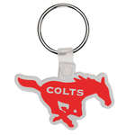 Mustang Soft Plastic Key Chain 2-1/4