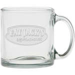 13 oz. Etched Clear Crystal Coffee Mug
