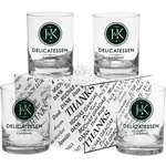 14 oz. Thank You Set Beverage Glass (4 pc. set)
