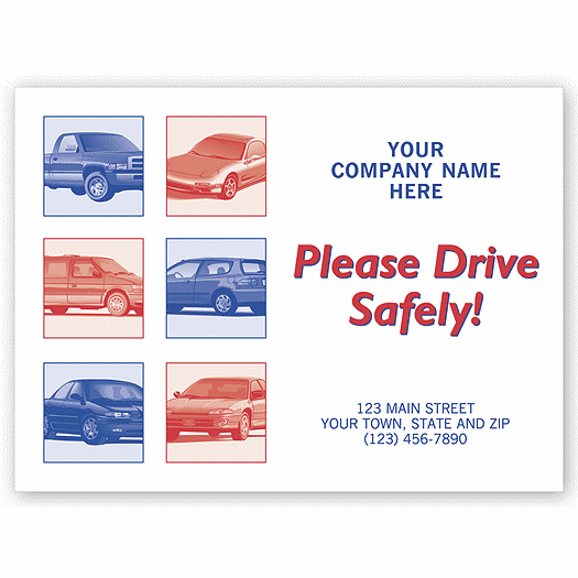 Auto Floor Mat,  Please Drive Safely!
