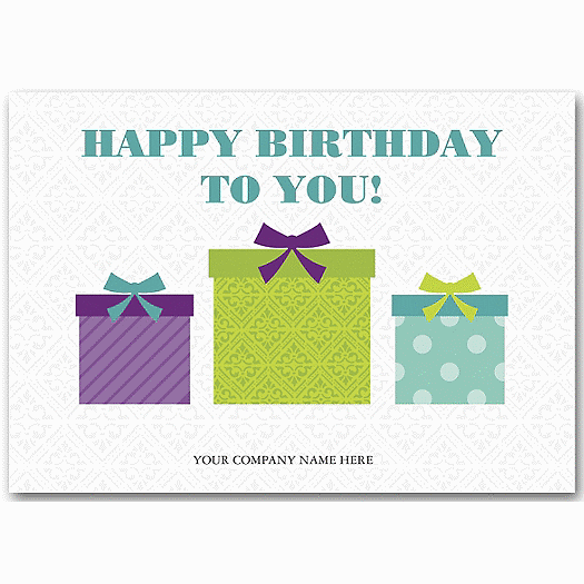 Boxes of Joy Birthday Cards