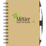 Hardcover NotePad Journal with Pen Port - 5" x 7", 100 Sheets