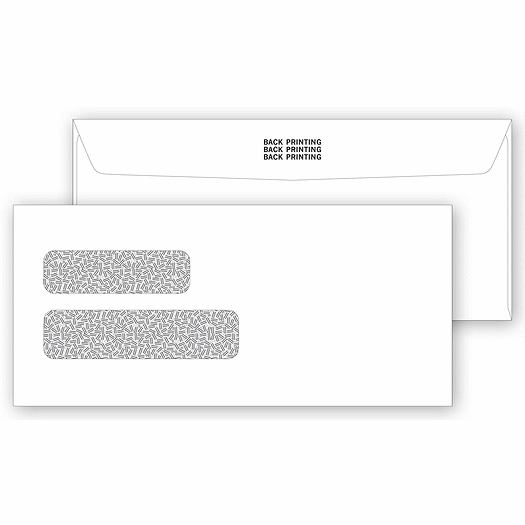 Double Window Confidential Envelope