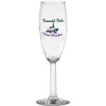 6 oz. Napa Valley Flute With Optic Stem