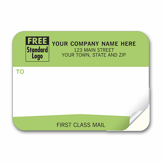 Padded Mailing Label,  First Class Mail
