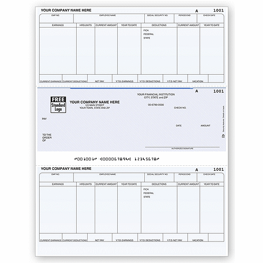 Laser Middle Payroll Check