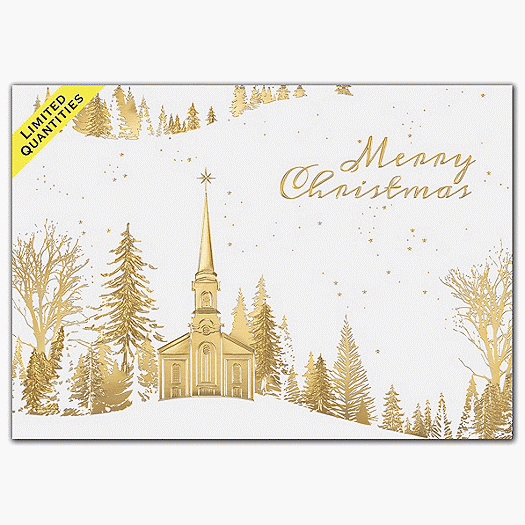 Peace of Gold Christmas Cards