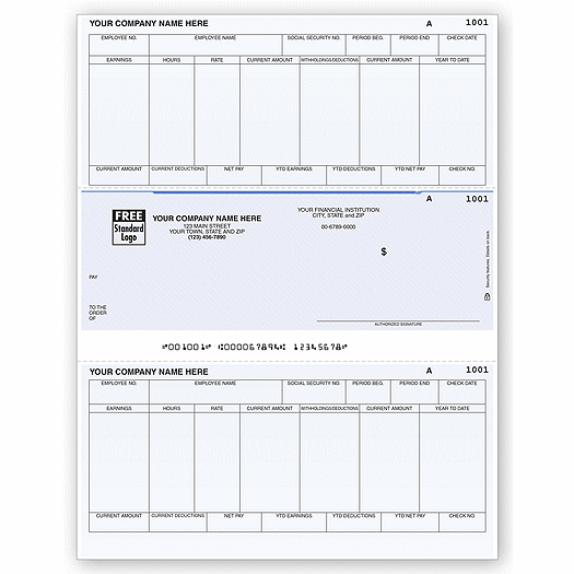 Laser Middle Payroll Check
