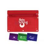 Colored Translucent Vinyl Zippered Pack