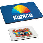 Rectangular Rubber Mouse Pad - 1/4