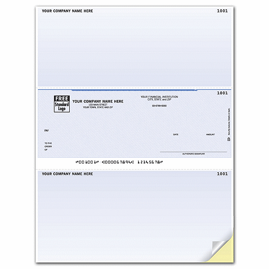 Laser Middle Checks, Peachtree for DOS Compatible
