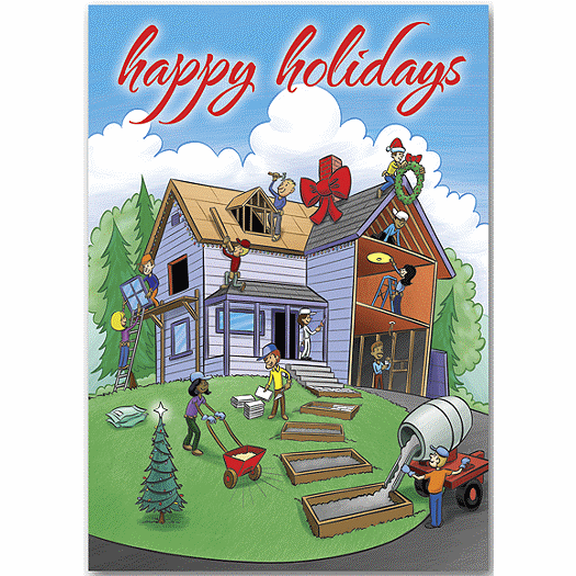 Home For The Holidays Contractor & Builder Cards