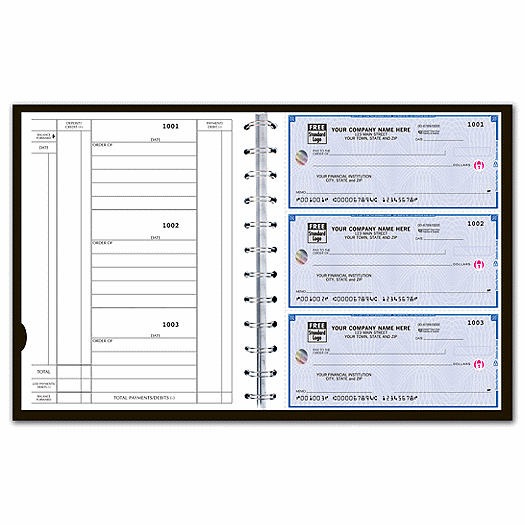 Deluxe High Security 3-On-A-Page Compact Checks w/CFP