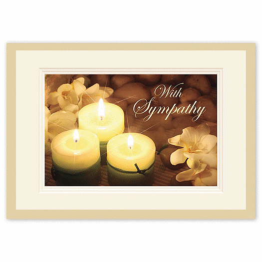 Light A Candle Sympathy Cards