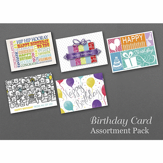 Value Set of 50 Birthday Cards