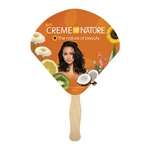 Clam Shell Shaped Hand Fan