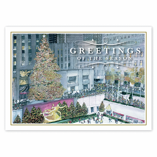 Festive in New York Christmas Cards
