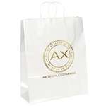 Anna Marie White Gloss Shopper Bag