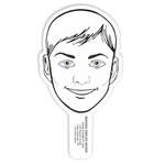 Face Plastic Hand Fan