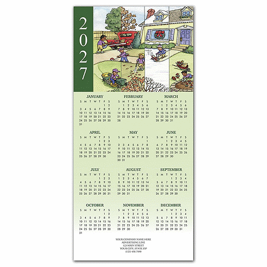 All Year-Round Landscaping Calendar Cards