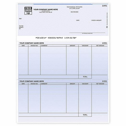 Laser Top Accounts Payable Check