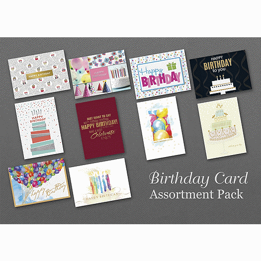 Premium Set of 50 Birthday Cards
