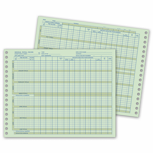 Individual Payroll Records