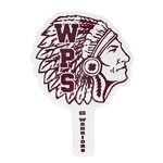 Native American Indian Plastic Hand Fan
