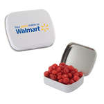 Small Hinged Tin - Filled with Red Hots