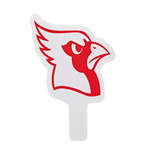 Cardinal Plastic Hand Fan