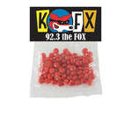 Small Plastic Bag with Header Card - Filled with Red Hots