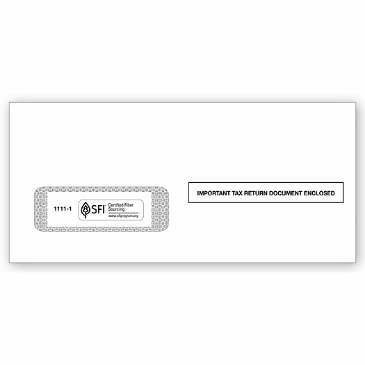 2020 1099 Single-Window Envelope